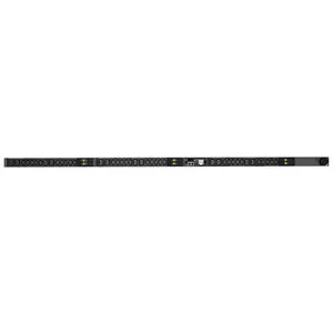 Barošanas sadalītājs Vertiv VP4G30AS — uzraugāms 0U PDU, trīsfāzu, 42 AC kontaktligzdas (C13/C19), kabelis 3,05 m, 32 A, 230–400 V