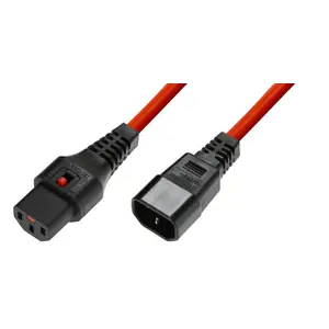 Power cable Microconnect MC-C13C14LOCK-1M 1m C13 C14 230V 10A