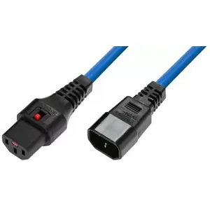 Power cable Microconnect MC-C13C14LOCK-1MB 1m C13 C14 230V 10A