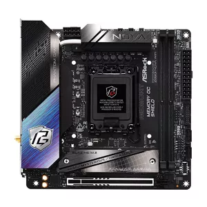Mātesplate ASRock Phantom Gaming Z890I Nova WiFi — Intel Z890, LGA 1851, mini ITX, DDR5, 2x M.2, Wi‑Fi 6E/7, 5Gb LAN, Thunderbolt