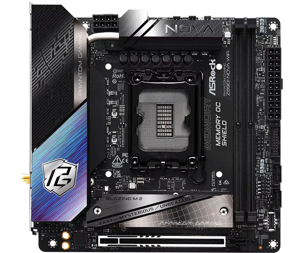ASRock Phantom Gaming Z890I Nova WiFi mini ITX материнская плата Photo 2