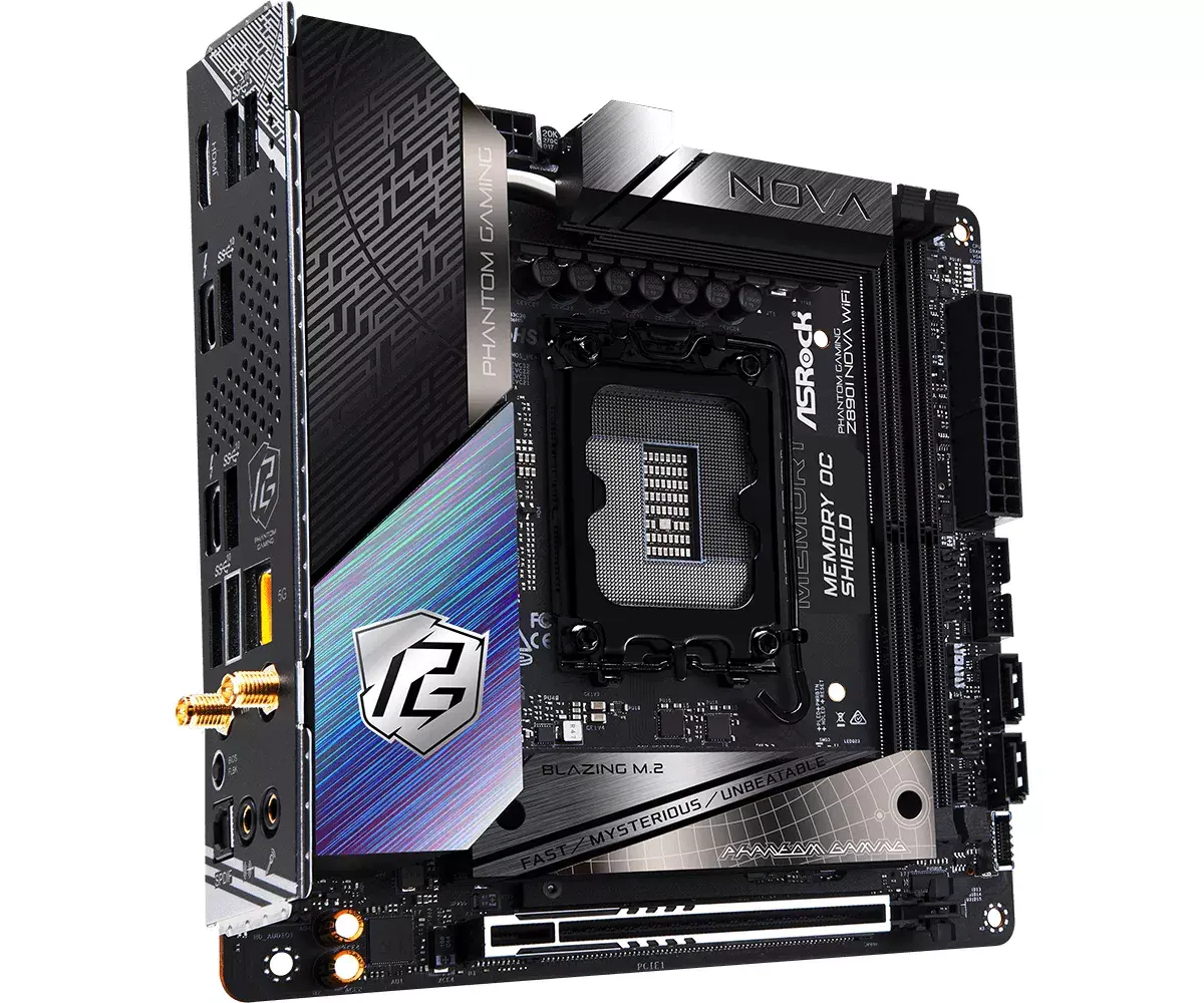 ASRock Phantom Gaming Z890I Nova WiFi mini ITX материнская плата Photo 3