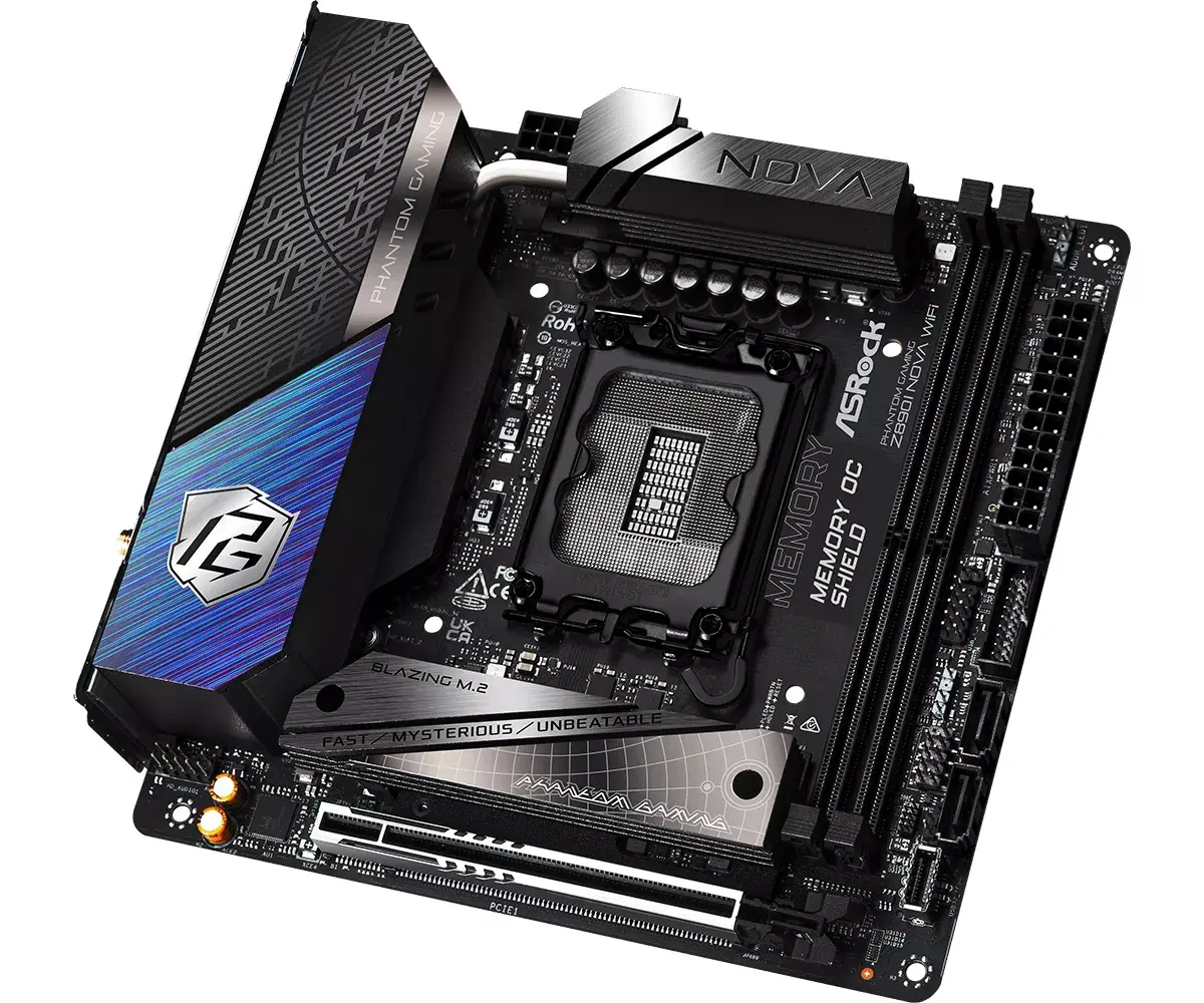 ASRock Phantom Gaming Z890I Nova WiFi mini ITX материнская плата Photo 5