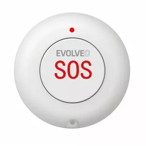 Panic Button Wired Alarm Evolveo Alarmex Pro ACSALMBTZ White