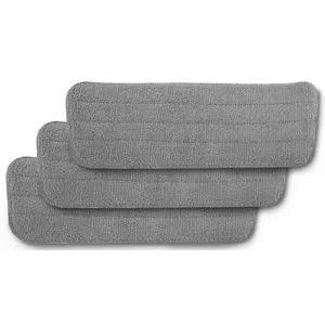Microfiber refill mop ESPERANZA EHS003SP3 compatible with Perfect Clean — 3 pcs, 37.5/41.5 x 14.0 cm
