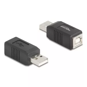 DeLOCK 67202 переходник USB Type-A USB Type-B черный