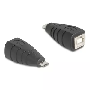 Cable Gender Changer DeLOCK 67201 USB Type Micro-B to USB Type-B Black