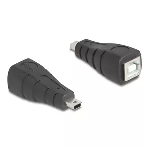 Cable Gender Changer DeLOCK 67200 Mini USB to USB Type-B Black