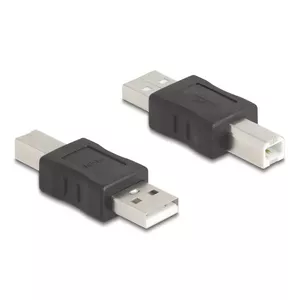 DeLOCK 67198 Cable Gender Changer USB Type-A USB Type-B Black