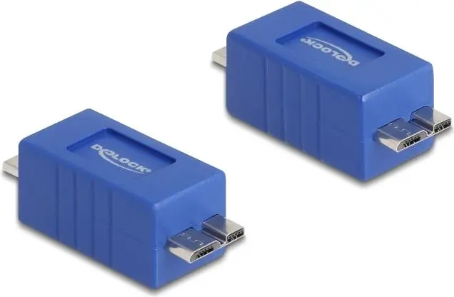 DeLOCK Micro-B 67216 dzimuma maiņotājs zils
