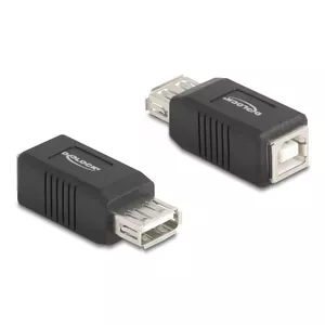 DeLOCK 67203 Cable Gender Changer USB Type-A USB Type-B Black