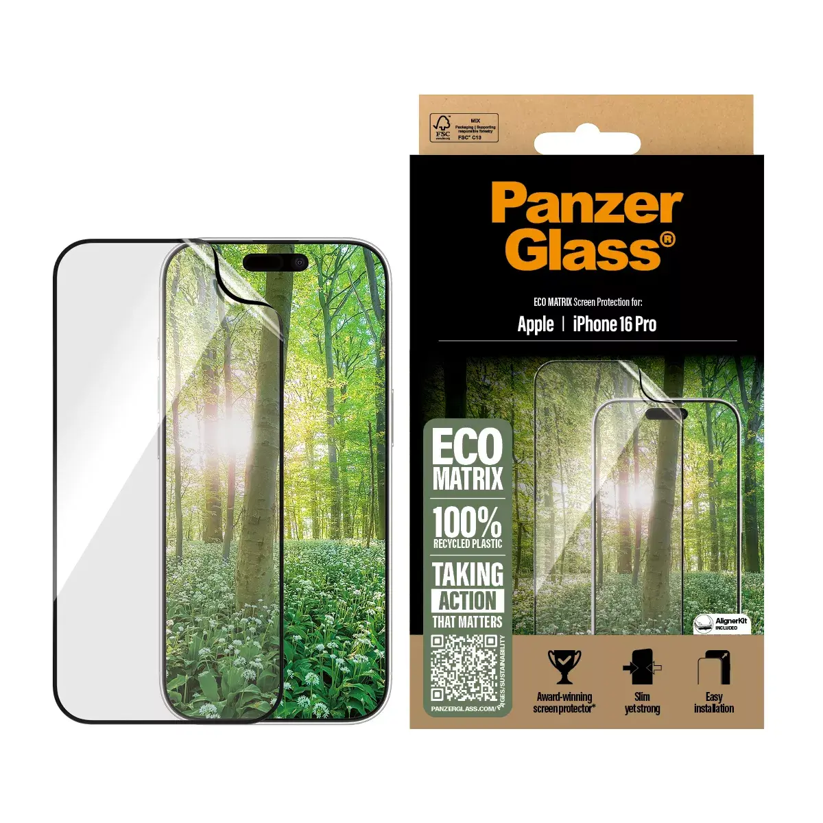 Ekrāna aizsargs PanzerGlass iPhone 16 Pro Photo 2