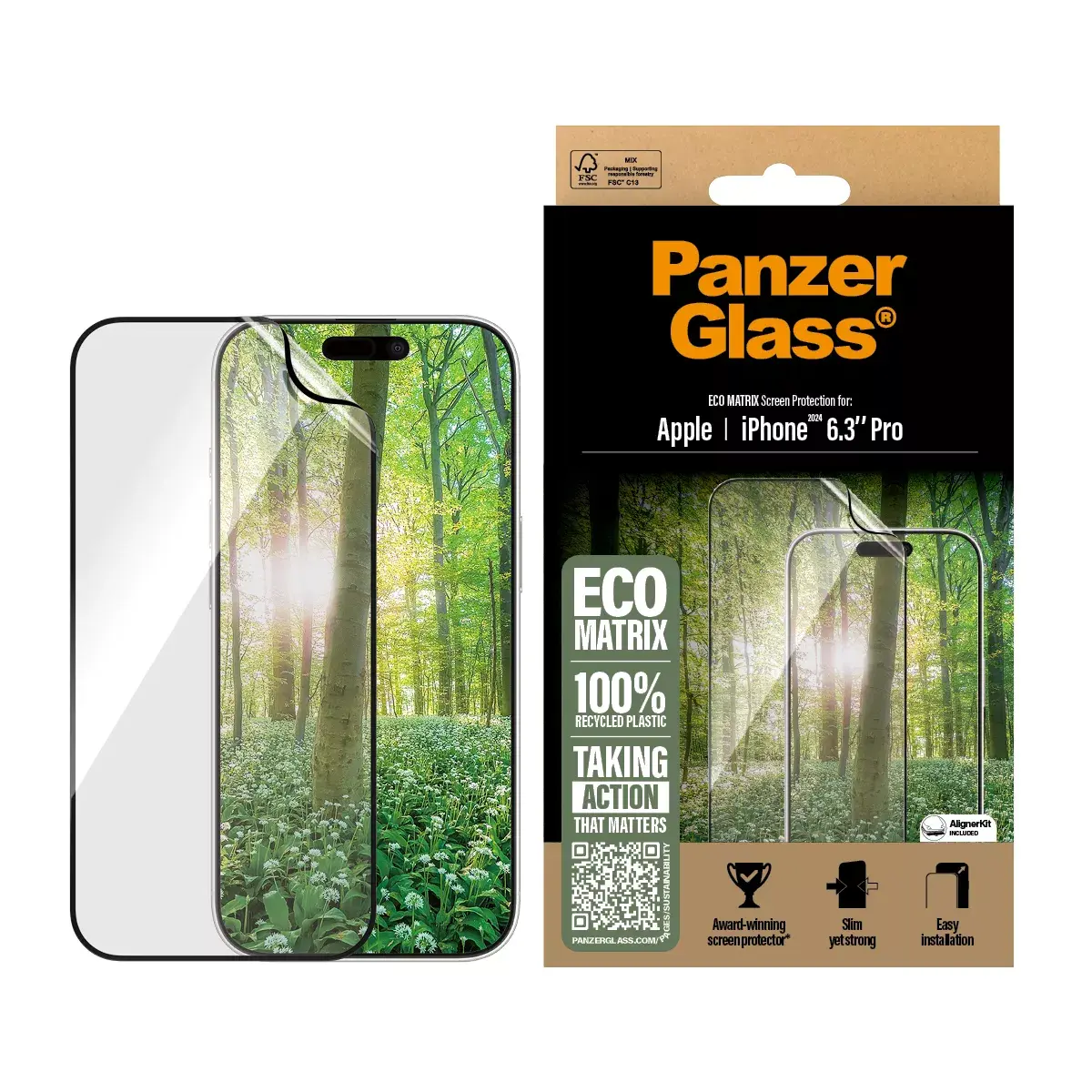 Ekrāna aizsargs PanzerGlass iPhone 16 Pro Photo 4
