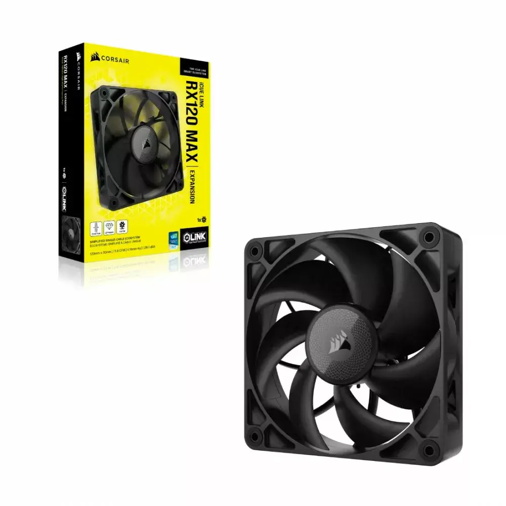 CORSAIR RX120 MAX 120mm iCUE LINK cooling fan Photo 9