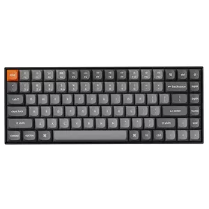 Клавиатура Keychron K2 Max Универсальная RF Беспроводная QWERTY Английская Чёрная Серая 75% Механическая