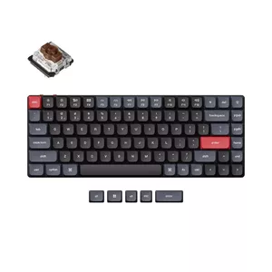 Keyboard Keychron K3 Pro Universal USB + Bluetooth QWERTY Black Grey Red