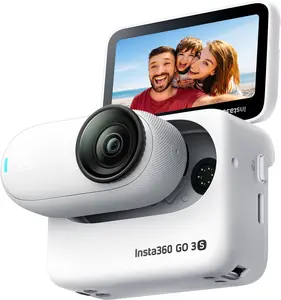 Экшн-камера Insta360 GO 3S Standard Edition Арктический белый 128 ГБ 4K Ultra HD 200 кадров/с Встроенный дисплей Wi-Fi Bluetooth
