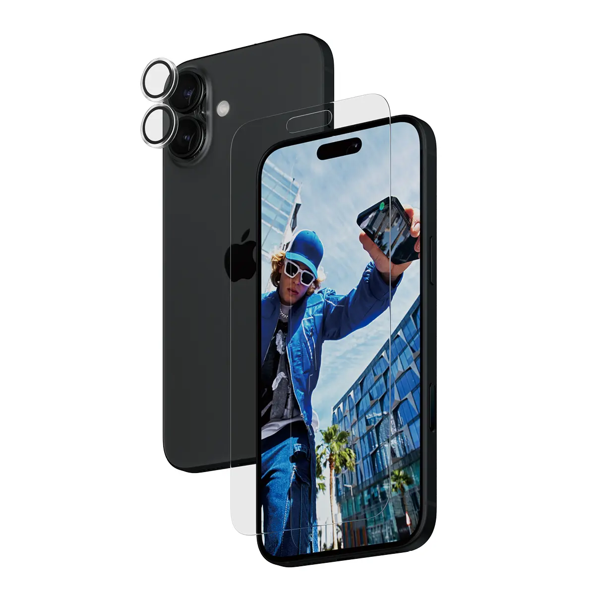 PanzerGlass 2-in-1 Bundle ekrāna aizsargs un