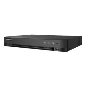DVR Hikvision Pro sērija 8-kanālu 1080p H.265 AcuSense Melns