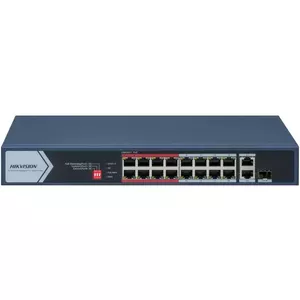 Unmanaged Switch Hikvision DS-3E0318P-E/M(C) 16 Ports PoE Gigabit Ethernet