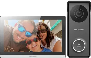 Видеодомофонный комплект Hikvision DS-KIS313-P, 7-дюймовый дисплей, 2-проводное подключение