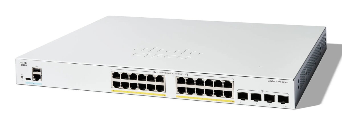 Cisco C1200-24FP-4X-RF Vadāms L2/L3 Gigabit Ethernet