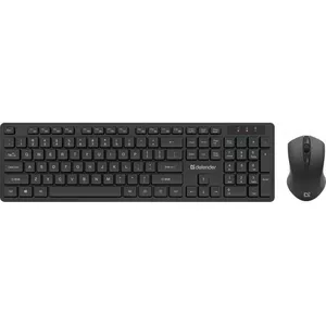 Wireless keyboard and mouse set DEFENDER C-993 RF 45996 — RF connection, compact layout