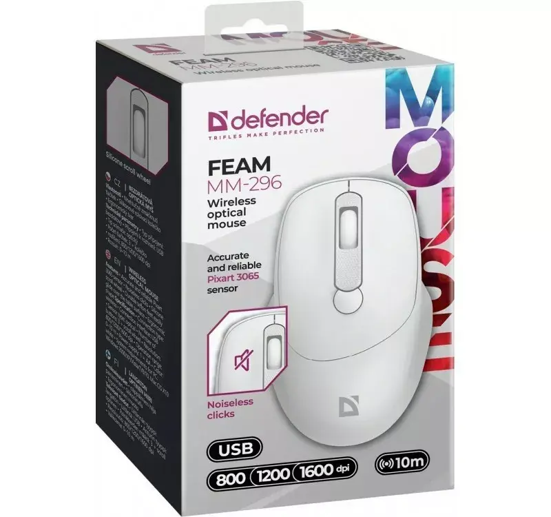 DEFENDER 52297 Silent Click wireless mouse Photo 2