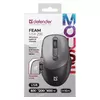 Wireless Mouse Defender Silent Click Feam Grey Photo 2