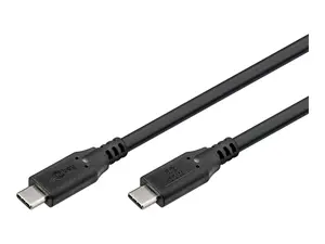 USB cable GOOBAY 74727 USB 3.2 Gen 1 (3.1 Gen 1) 1.5 m, USB-C to USB-C, black