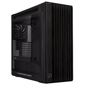 PC Case ASUS ProArt PA602 Wood Edition Midi Tower Black — Wood, ATX/EATX support, Tempered glass, 4×3.5" / 8×2.5", GPU up to 450 mm