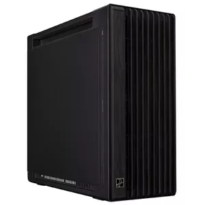 PC Case ASUS ProArt PA602 Wood Edition Midi Tower Black — EATX support, 45 cm GPU, 19 cm PSU/cooler, 8 HDD bays, USB-C