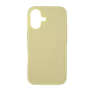 Slim soft silicone back cover case Riff for Apple iPhone 16 — Lime, slim protective phone case