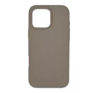 Slim soft silicone back cover case Riff for Apple iPhone 16 Pro Max, Grey