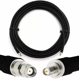 Koaksiālais kabelis Rangeful RP‑SMA vīrietis — RP‑SMA sieviete HF400 vara 50 Ω 2 m
