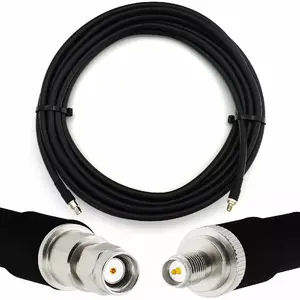 Коаксиальный кабель Rangeful RP-SMA папа — RP-SMA мама HF400 10 м 50 Ω цельная медь