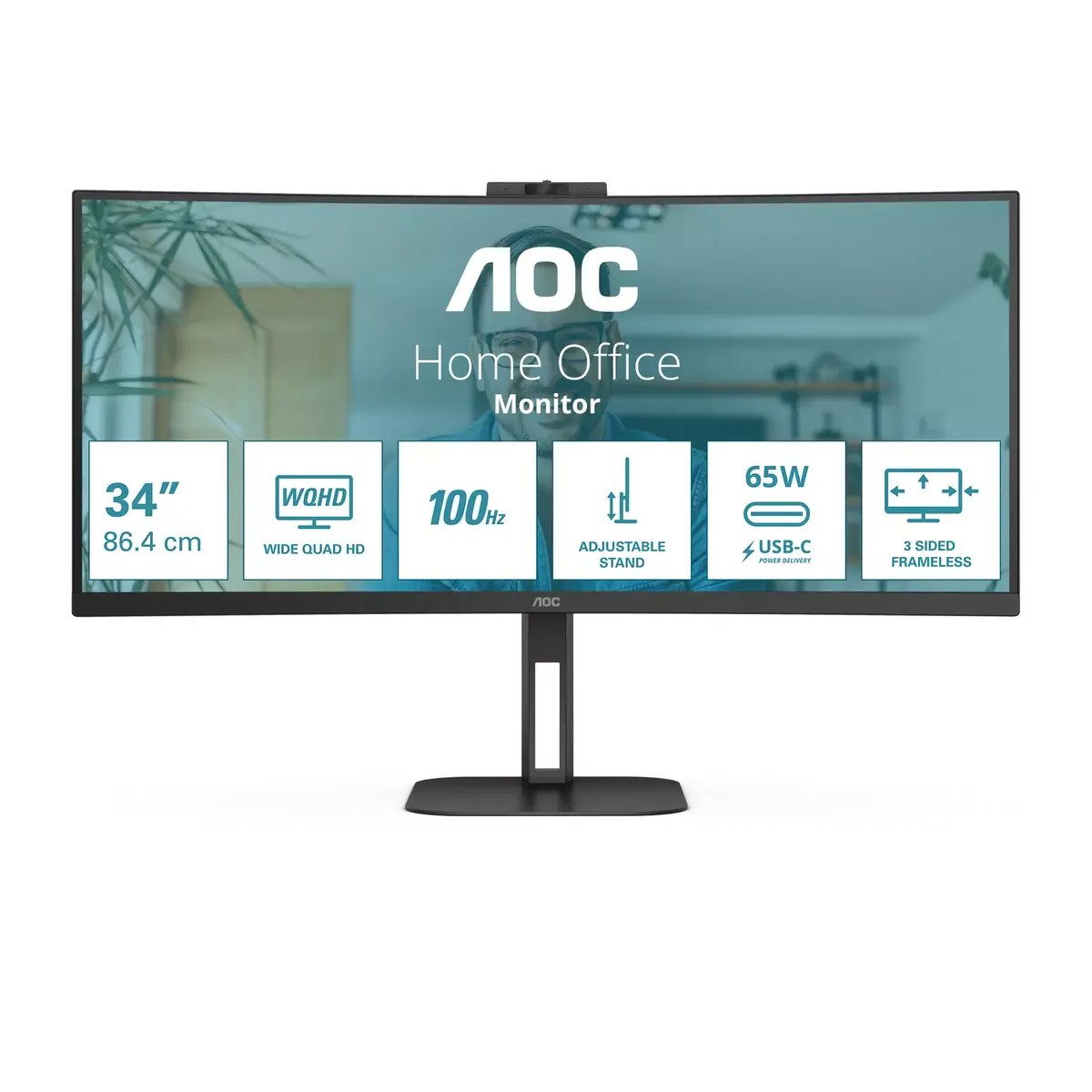 Monitors AOC V5 CU34V5C/BK/23 Photo 2