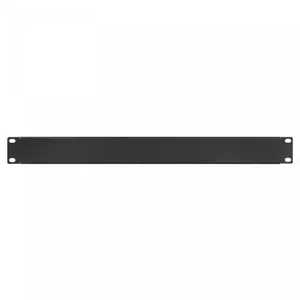 19-inch 1U Masking Frame Stalflex S-RP19-1U-B Black rack panel