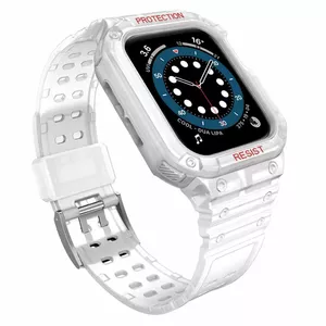 Ремешок Hurtel для Apple Watch 42/44/45mm — прозрачный защитный браслет