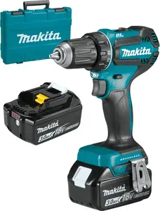 Аккумуляторная дрель-шуруповерт Makita DDF485RFE 18 В с 2 аккумуляторами 3.0 Ач