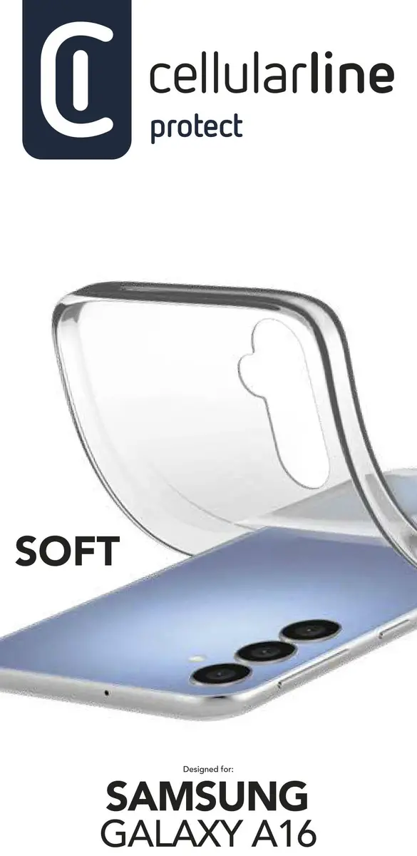 Чехол Cellularline Soft для Samsung Galaxy A16 Photo 2