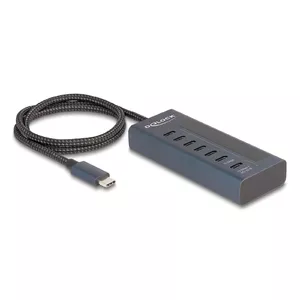 DeLOCK USB хаб 3.2 Gen 1 Type-C 10000 Mbit/s Синий 64288