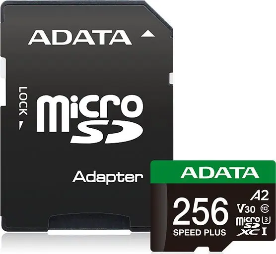 MicroSDXC ADATA Speed Plus 256GB UD256GUI3V30A2SP-RA1 Photo 3
