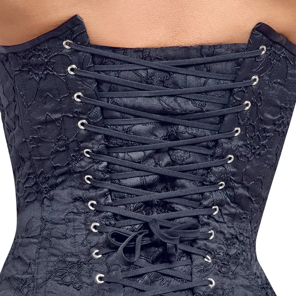Корсет Cottelli Collection XL чёрный без бретелей Photo 6