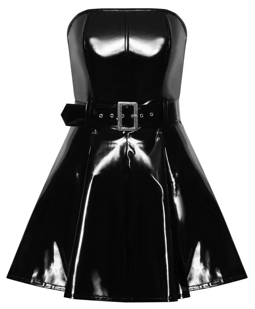 Black Level Dress Flared L — женское виниловое платье Photo 7