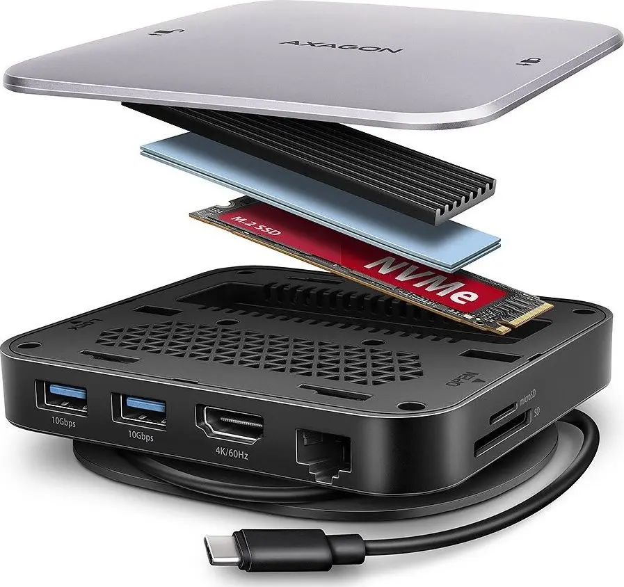 USB-C Hubs Axagon HMC-UFO M.2