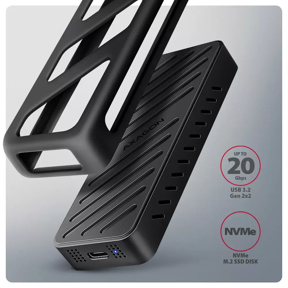 SSD korpuss Axagon EEM2-20G Photo 2