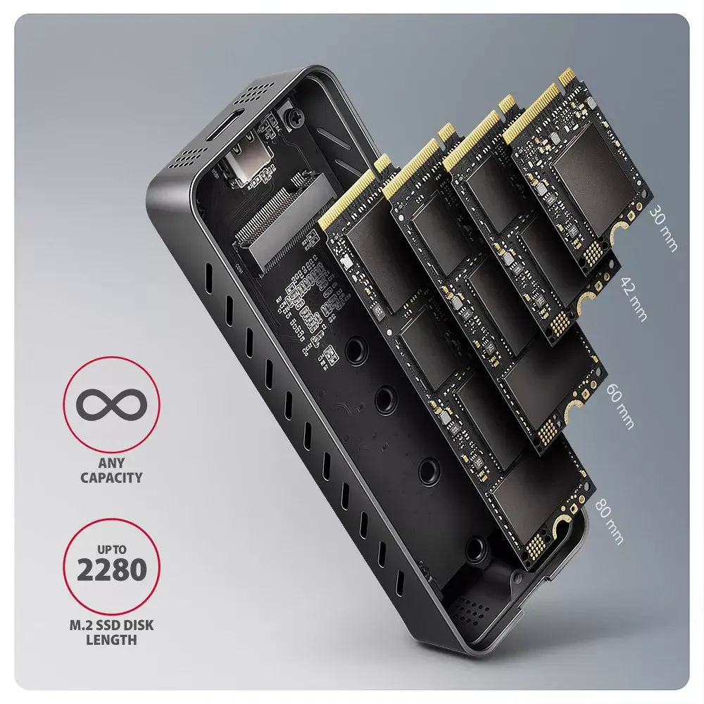 SSD korpuss Axagon EEM2-20G Photo 9