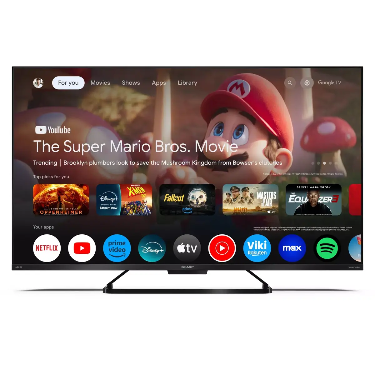 Sharp 43GR8265E 43" Smart TV Google TV 4K Photo 2