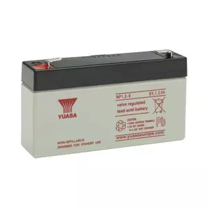 Yuasa NP1.2-6 UPS akumulators hermētiskais svina-skābes 6 V 1 gb 310 g